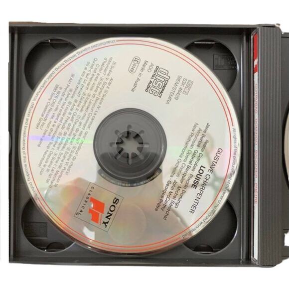 Charpentier: Louise/Prêtre, Cotrubas, Domingo - 3 CD Box Set MINT 1990 Sony Clas - Picture 8 of 10